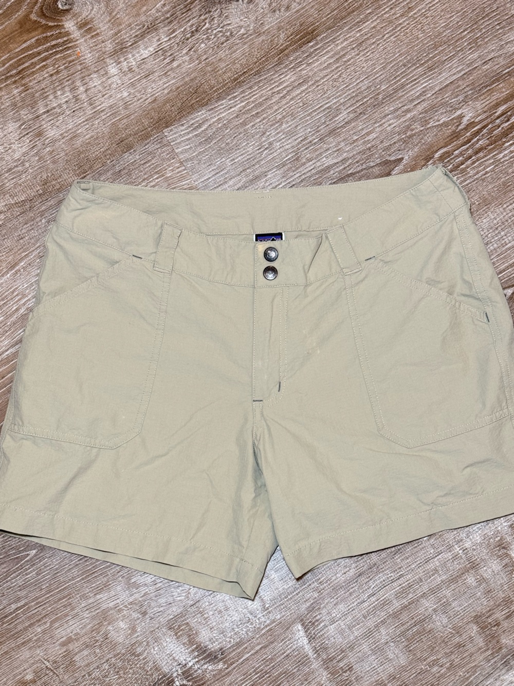 Patagonia Light Tan Women's Outdoor Shorts